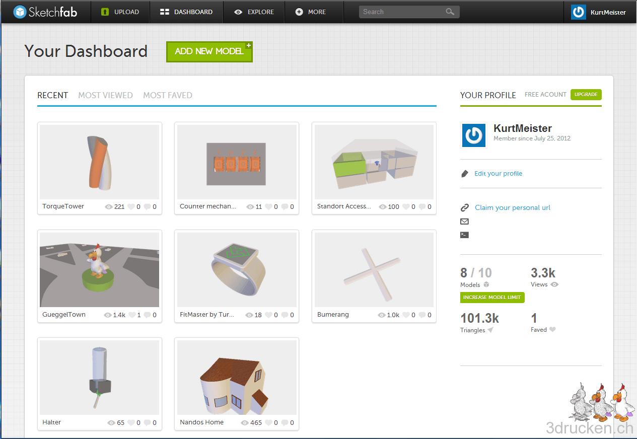 3D-Modelle im Browser