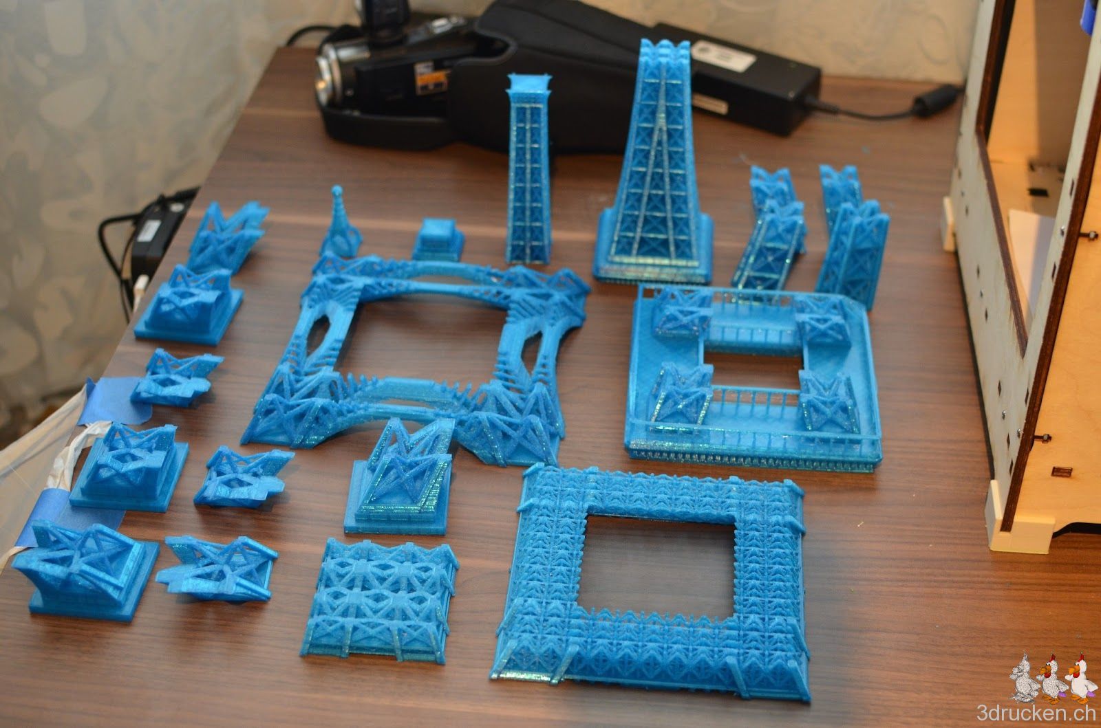 Eiffelturm im Massstab 1:540 | 3D-Drucken